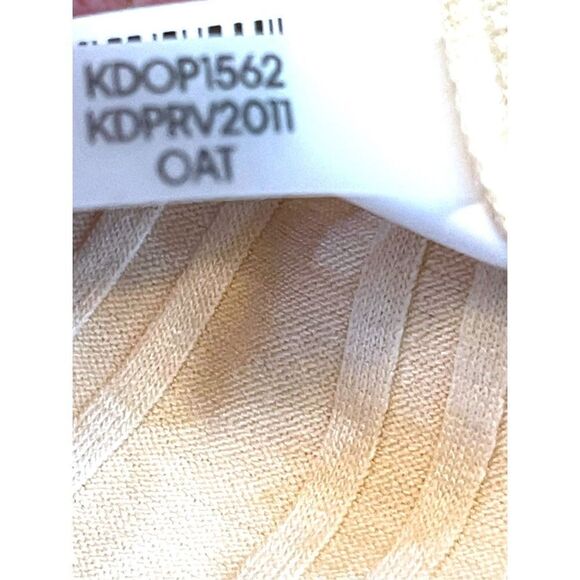 Kensie Dress Women's Cream V-Neck Long-Sleeve A-Line Midi Dress Size XS NWT - Picture 10 of 12